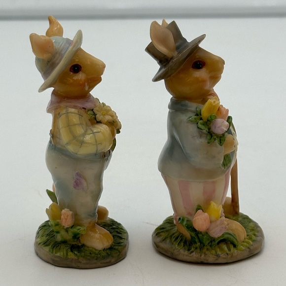 You g’s Small Mr. And Mrs. Rabbit Figurines Easter Decoration - Picture 5 of 16
